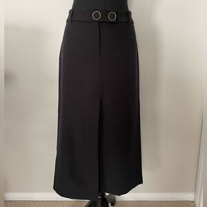 NWT Zara Straight Low Rise Midi Skirt